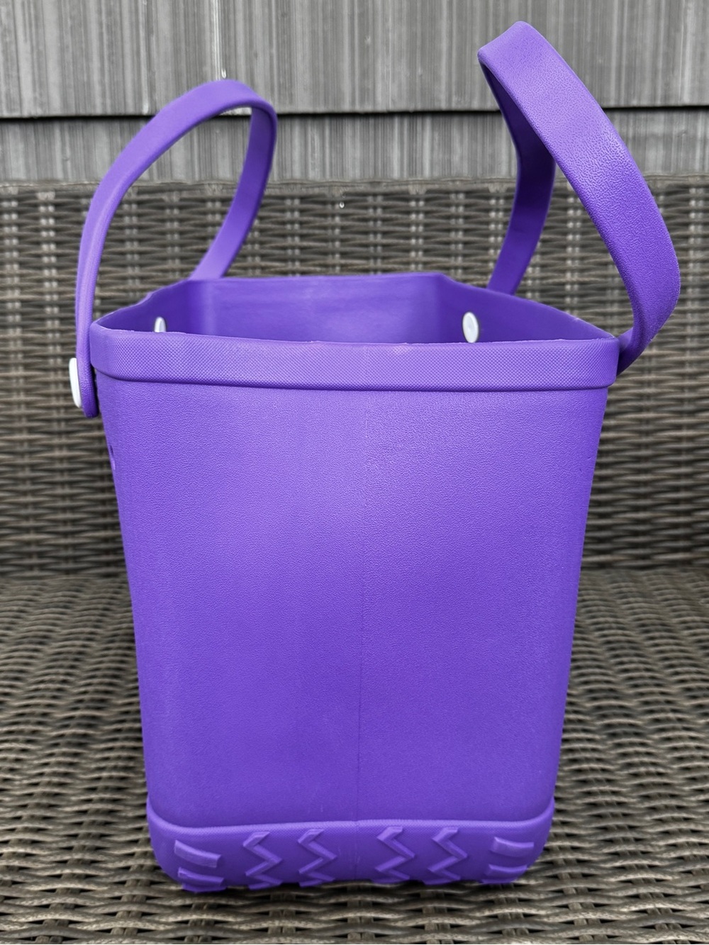 Original Bogg Bag Large Purple Beach Tote Washable EVA Bag - Picture 2 of 8